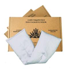 Cojín Terapéutico con Funda Gris Aromedi 15x48cm