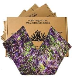 Cojín Terapéutico con Funda Lavanda Aromedi 15x48cm