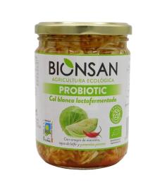 Col Blanca Lactofermentada con Pimentón Picante Bionsan Bio 420g