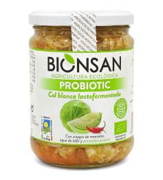Col Blanca Lactofermentada con Pimentón Picante Bionsan Bio 420g