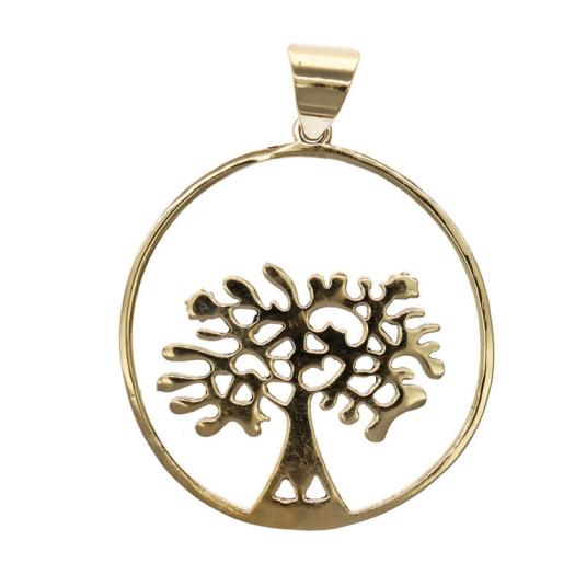 Colgante de Bronce Árbol de la Vida Circular 3,5cm