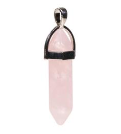Colgante de Cuarzo Rosa 4cm