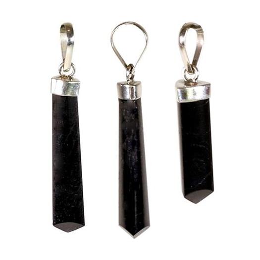 Colgante de Turmalina y Plata 925 2,5-3,5cm