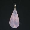 Colgante Gota de Cuarzo Rosa