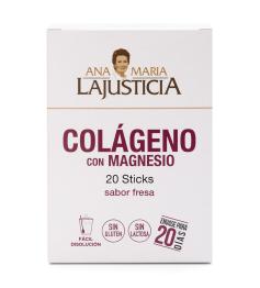 Colágeno con Magnesio Sabor Fresa AML 20 Sticks
