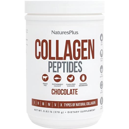 Collagen Peptides Chocolate Natures Plus 378g