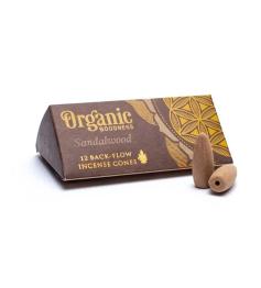 Conos de Incienso para Cascada Madera de Sándalo Organic Goodness 24g