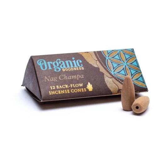 Conos de Incienso para Cascada Nag Champa Organic Goodness 24g