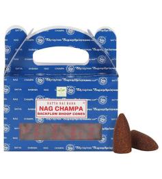 Conos de Incienso para Cascada Nag Champa Satya 75g