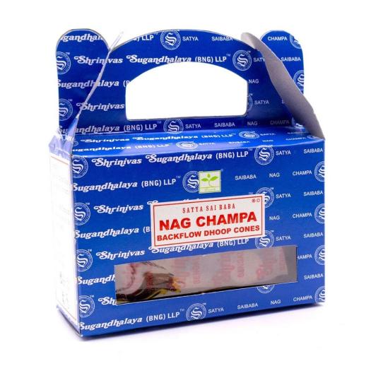 Conos de Incienso para Cascada Nag Champa Satya 75g