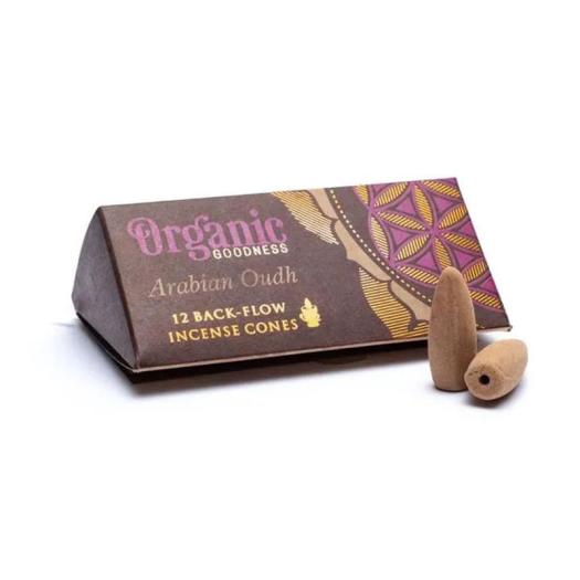 Conos de Incienso para Cascada Oud Árabe Organic Goodness 24g