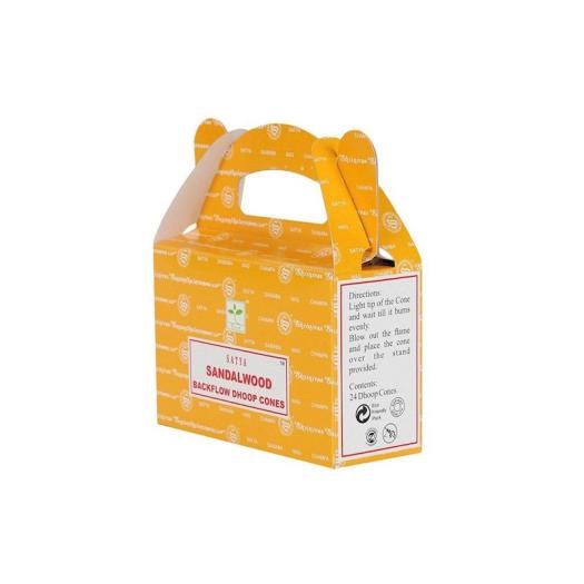 Conos de Incienso para Cascada Sándalo Satya 75g