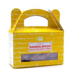 Conos de Incienso para Cascada Sándalo Satya 75g