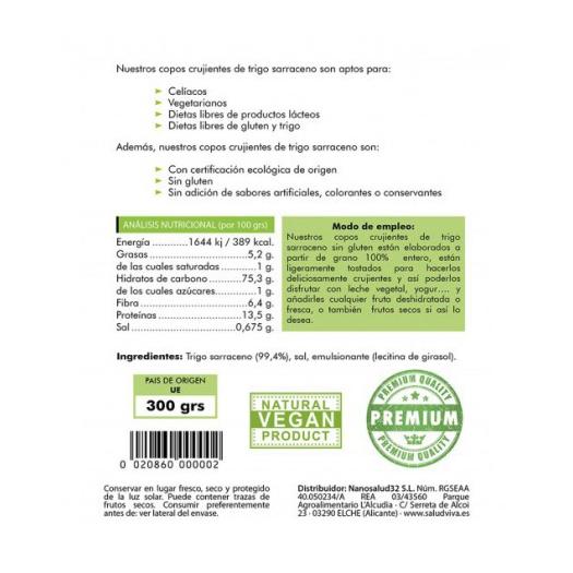 Copos Crujientes de Trigo Sarraceno Bio 300g