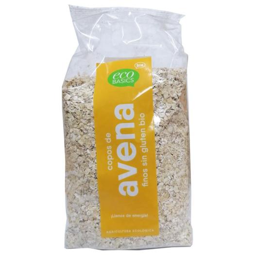 Copos Integrales de Avena Finos SIN GLUTEN EcoBasics Bio 500g