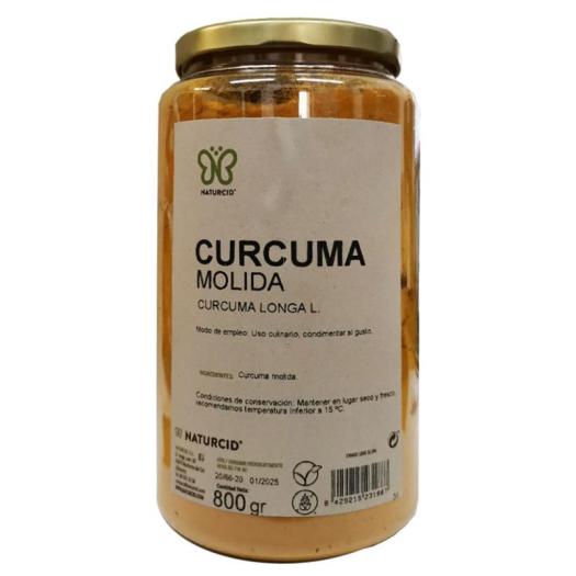 Cúrcuma Molida Granel Naturcid Pet 800g
