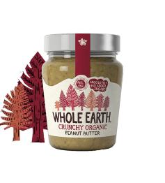 Crema de Cacahuete Crunchy Whole Earth Bio 227g