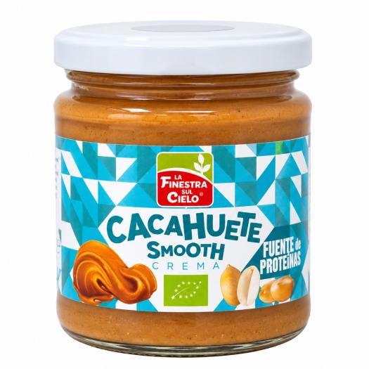 Crema de Cacahuetes Smoothy La Finestra Bio 200g