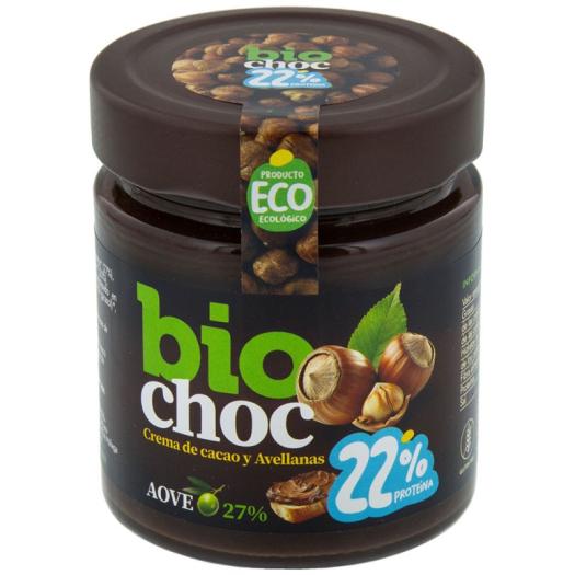Crema de Cacao con Trozos de Avellana Biochoc Bio 200g