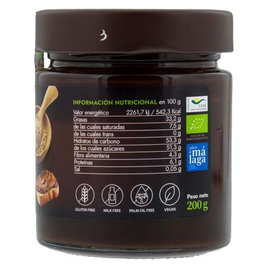 Crema de Cacao y Sésamo Biochoc Bio 200g