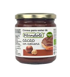 Crema de Chocolate con Avellanas Bio 375g