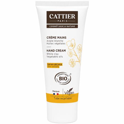 Crema de manos con arcilla blanca Cattier Bio 75ml