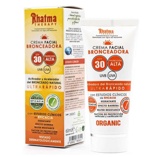 Crema Facial Bronceadora SPF 30 Rhatma 60 ml