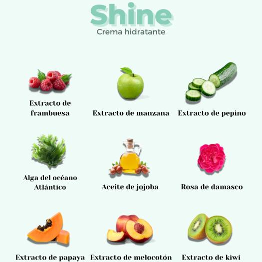 Crema Facial Hidratante Shine Banbu 50ml
