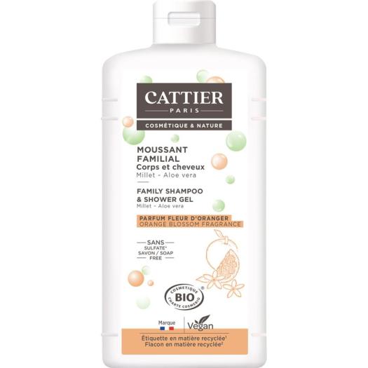 Gel de Ducha y Champu Familiar SS Cattier Bio 500ml