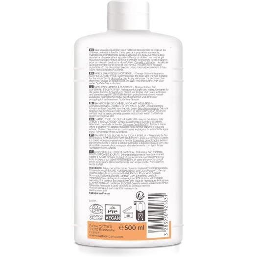 Gel de Ducha y Champu Familiar SS Cattier Bio 500ml