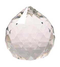 Cristal Arco Iris Bola Transparente Pequeña 2cm