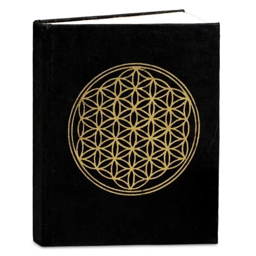 Cuaderno Flor de la Vida Violeta 10x8x1cm