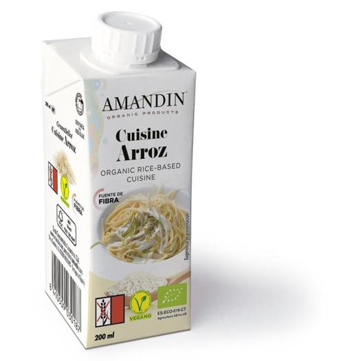 Cuisine de Arroz Amandín Bio 200 ml