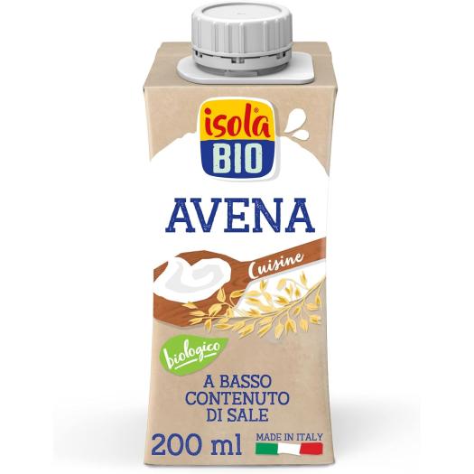 Cuisine de Avena para Cocinar IsolaBio Bio 200ml