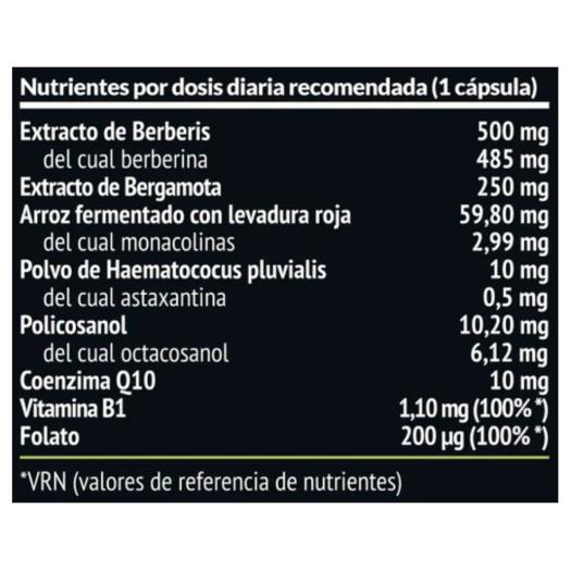 Cuore com Berberina, Coenzima Q10 e Astaxantina Paleobull 30 cápsulas