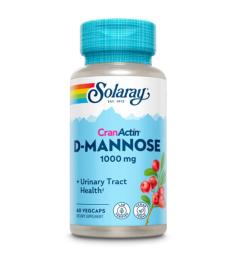 D-Mannose (D-Manosa) con CranActin Solaray 60 VegCaps