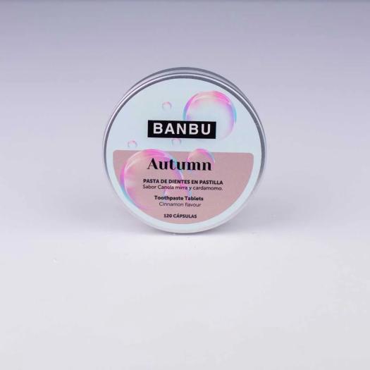 Dentífrico en Pastilla Autumn Sabor Canela Banbu 120ud