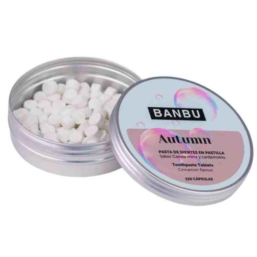 Dentífrico en Pastilla Autumn Sabor Canela Banbu 120ud