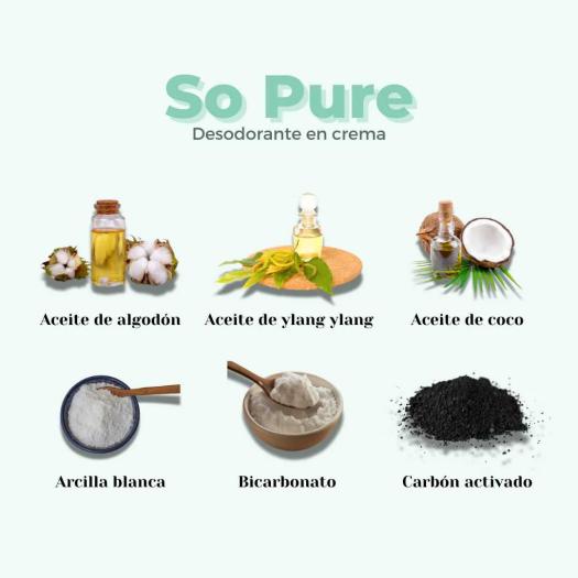 Desodorante en Crema So Pure Aroma Natural Banbu Bio 60g