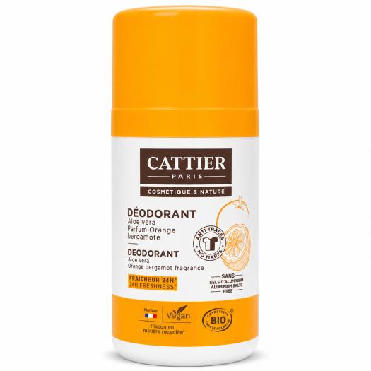 Desodorante Roll On Frescor Cítrico 24h Cattier Bio 50ml