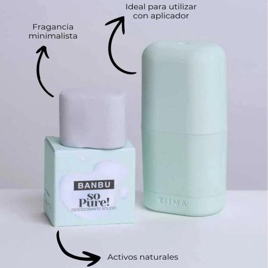 Desodorante Sólido en Barra So Pure Aroma Natural Banbu Bio 50g