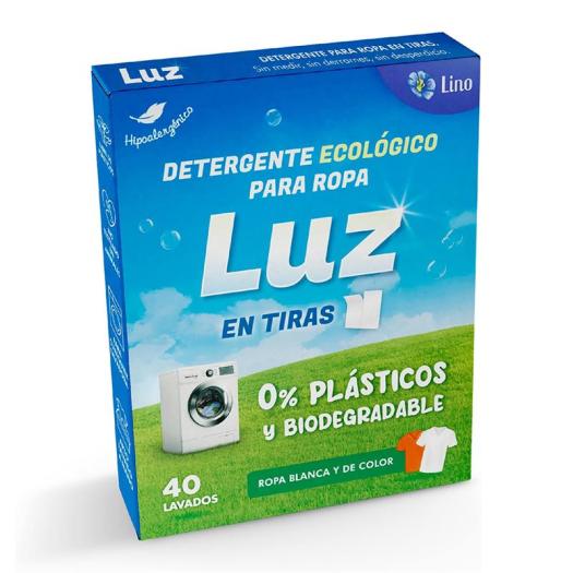 Detergente en Tiras para Ropa Luz Bio 40 lavados