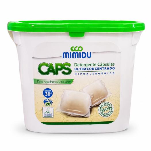 Detergente Lavadora en Cápsulas Ultraconcrentrado Ecomimidú Bio 20 ud