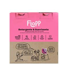 Detergente y Suavizante FLOPP 100 Cápsulas