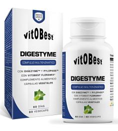 Digestyme Complejo Multienzimático Vitobest 60 Cápsulas