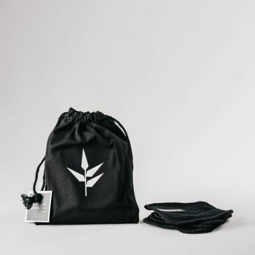 Discos Desmaquillantes Reutilizables Negros Banbu 4 ud