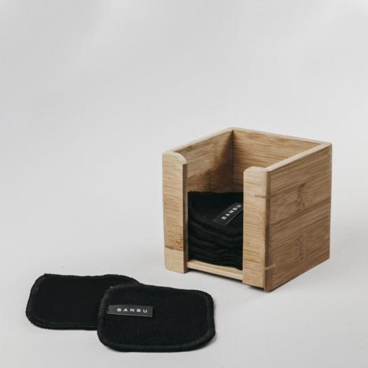 Discos Desmaquillantes Reutilizables Negros Banbu 4 ud