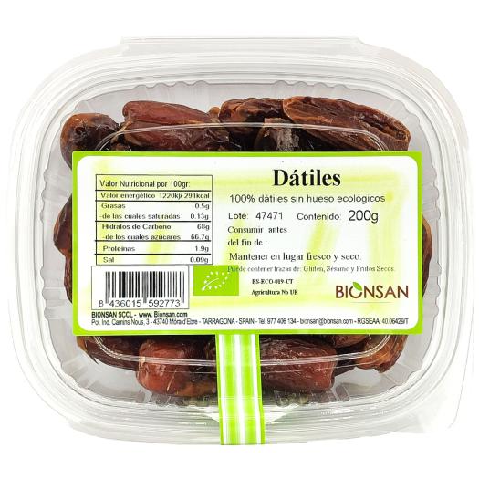 Dátiles Bionsan Bio 200g