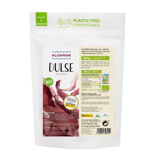 Dulse Alga Seca Algamar Bio 100g