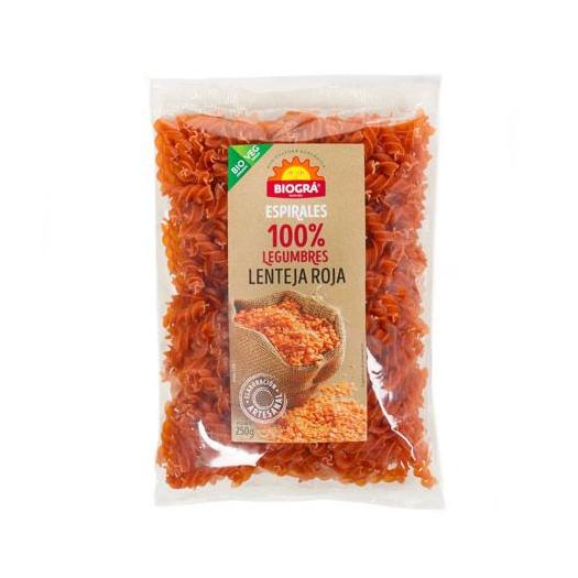 Espirales de Legumbres 100% Lenteja Roja Bio 250g